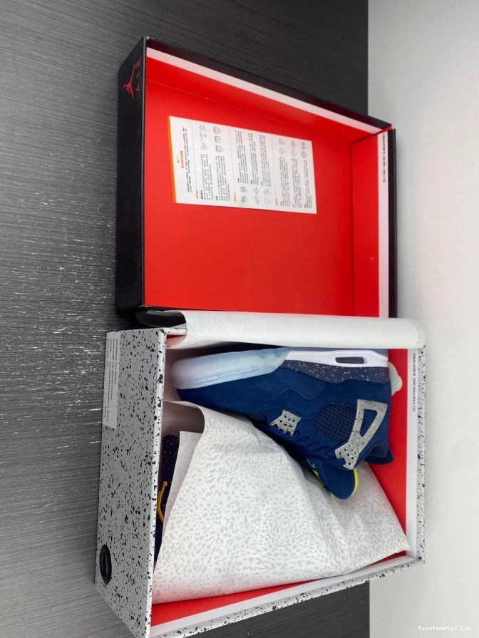 Boostmaster lin AJ4-1036660 Air (PE) Jordan 4 Michigan Retro 0816